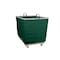 Steele Canvas Basket SP20 BU Permanent Truck Green Vinyl w/Grey Vinyl - 3in Casters 9222VGRNVGRYW3 - alternate 1